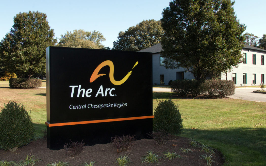 The Arc building sign