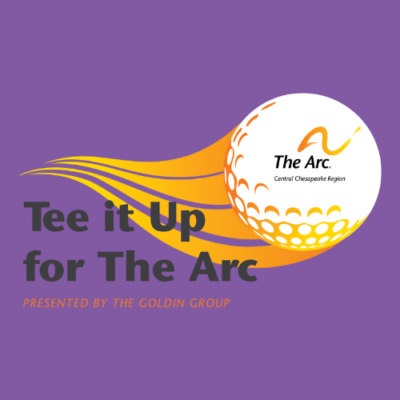 Tee It Up for The Arc golf logo