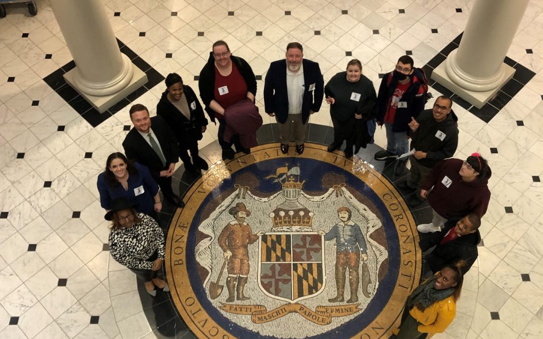 Arc Employees Stading in the Maryland State House